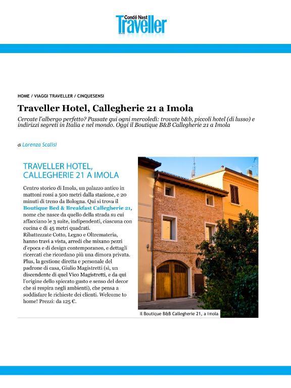 Callegherie 21 Boutique B&B Імола Екстер'єр фото